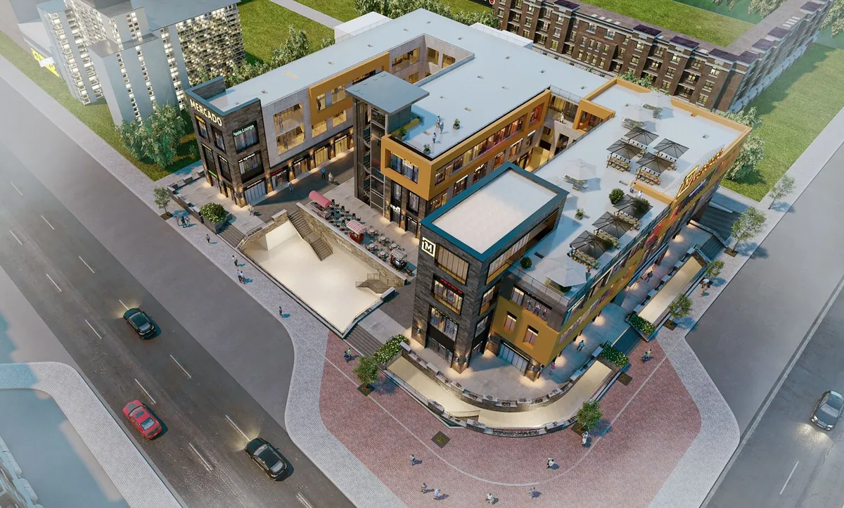 Premium interior of Mercado Mall